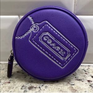 Coach Ultra Violet Purple Coin Purse NWOT